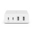 Belkin BoostCharge Pro 4-Port GaN Charger - 108W -  White 2xUSB-C &amp; 2xUSB-A, 2M Cable, Intelligent and Fast Charger, Compact Laptop Charger
